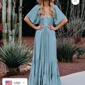 Blue Maxi Dress